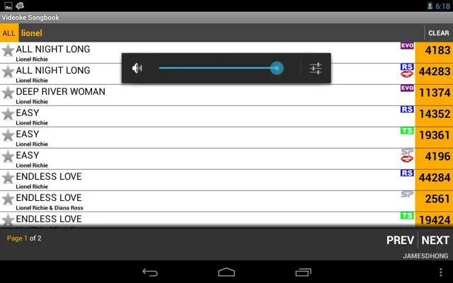 Videoke Songbook android App screenshot 3